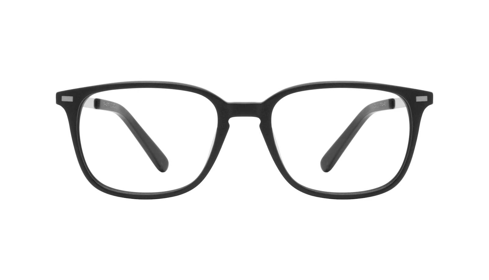 Affordable Fashion Glasses Rectangle Eyeglasses Men Sharp Matte Black