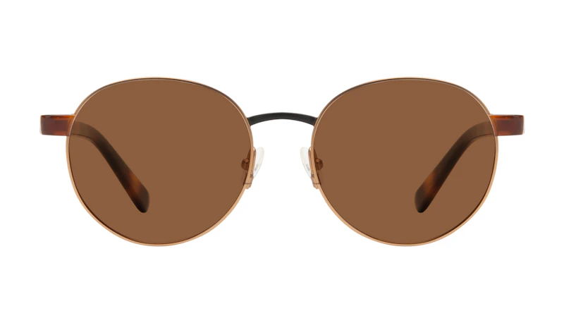 Affordable Fashion Glasses Round Sunglasses Men Alter Dark Brass