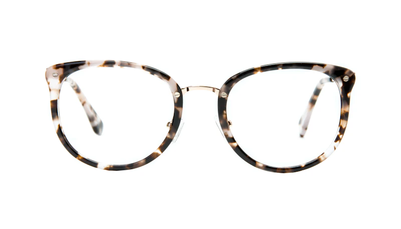 Lunettes tendance Carrée Ronde Lunettes de vue Femmes Amaze Mocha Tortoise