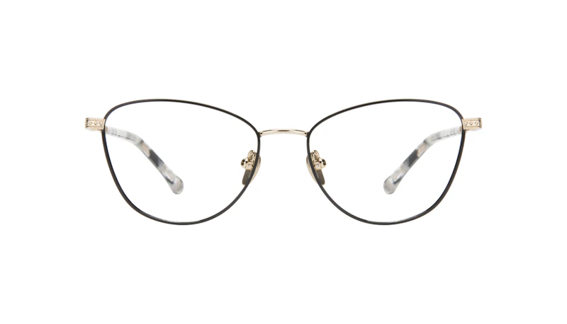 Lunettes tendance Oeil de chat Lunettes de vue Femmes Bow Onyx Marble