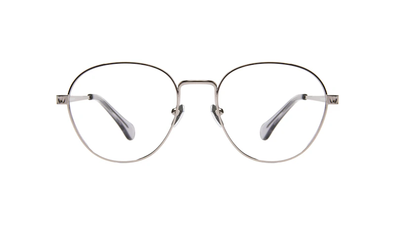 Affordable Fashion Glasses Round Eyeglasses Women Brace Silver