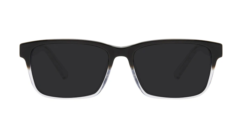 Affordable Fashion Glasses Square Sunglasses Men Chief Onyx Clear