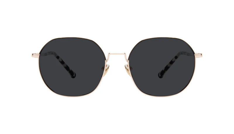 Affordable Fashion Glasses Round Sunglasses Women Coco Deep Gold