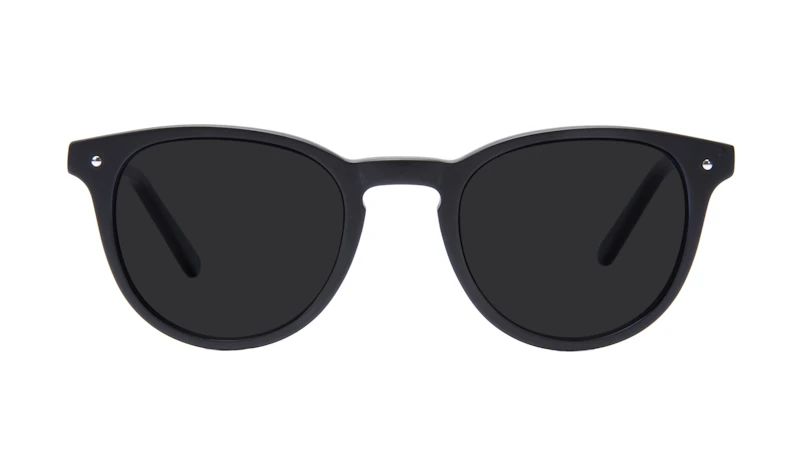 Affordable Fashion Glasses Round Sunglasses Men Cult Matte Black