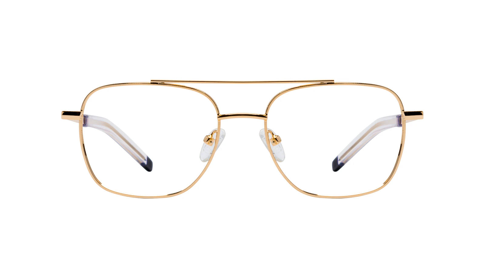 Affordable Fashion Glasses Aviator Eyeglasses Men Drift Gold