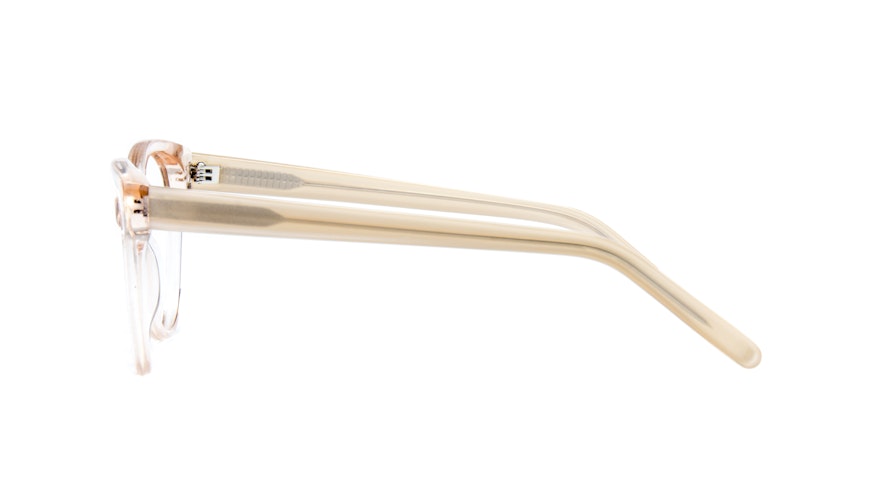 Affordable Fashion Glasses Cat Eye Round Eyeglasses Women Eclipse Blond Metal Side