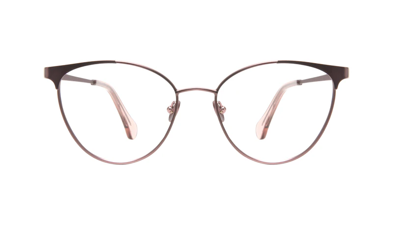Lunettes tendance Oeil de chat Lunettes de vue Femmes Edgy Pink Terra