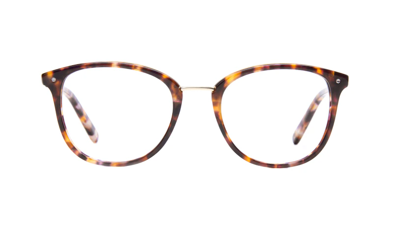 Lunettes tendance Carrée Ronde Lunettes de vue Femmes Bella Dark Tortoise
