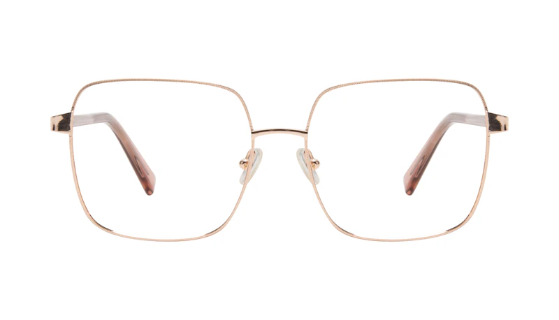 Lunettes tendance Carrée Lunettes de vue Femmes Fab Rose