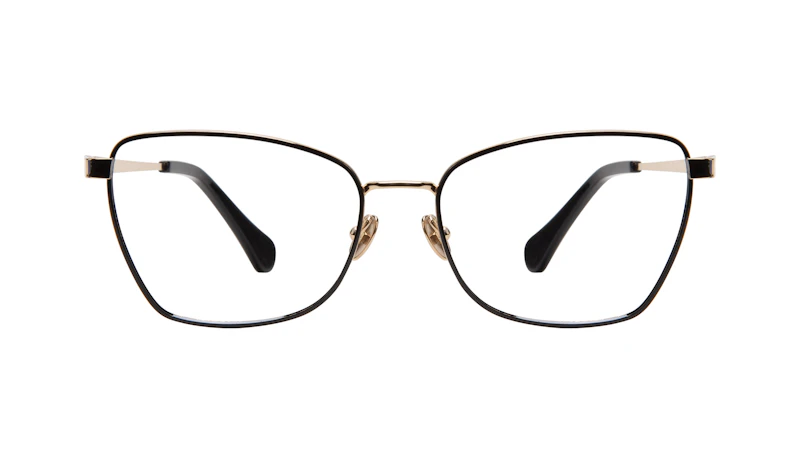 Lunettes tendance Oeil de chat Lunettes de vue Femmes Fancy Deep Gold