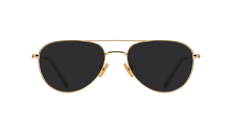 Affordable Fashion Glasses Aviator Sunglasses Women Figure Gold