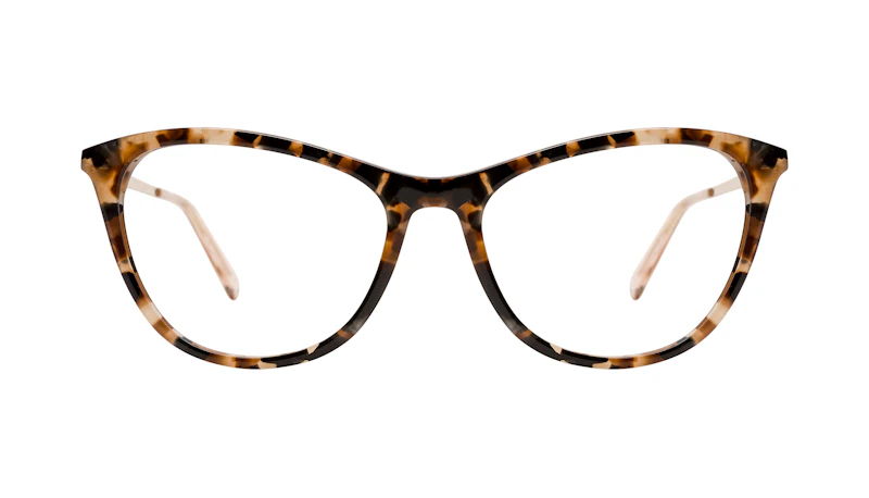 Affordable Fashion Glasses Rectangle Eyeglasses Women Folk Plus Gold Flake