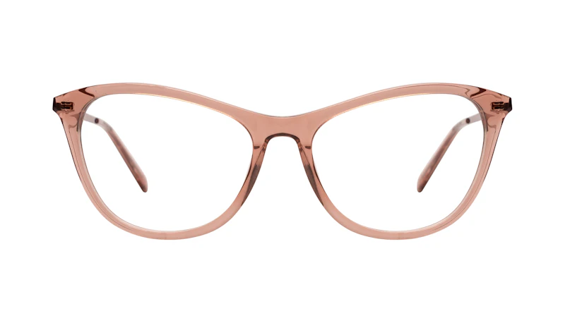 Affordable Fashion Glasses Rectangle Eyeglasses Women Folk Plus Rose