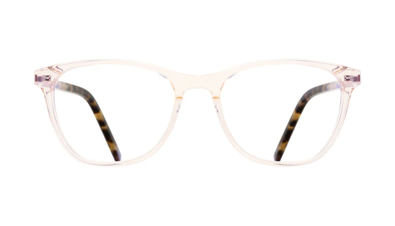 Affordable Fashion Glasses Rectangle Eyeglasses Women Folk Blond Tortoise