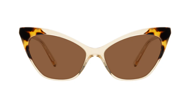 Affordable Fashion Glasses Cat Eye Sunglasses Women Gossip Golden Tort