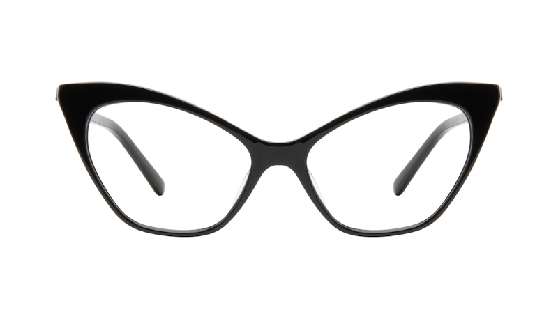 Lunettes tendance Oeil de chat Lunettes de vue Femmes Gossip Onyx