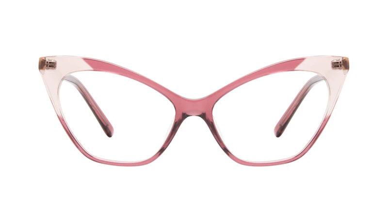 Lunettes tendance Oeil de chat Lunettes de vue Femmes Gossip Orchid Pink