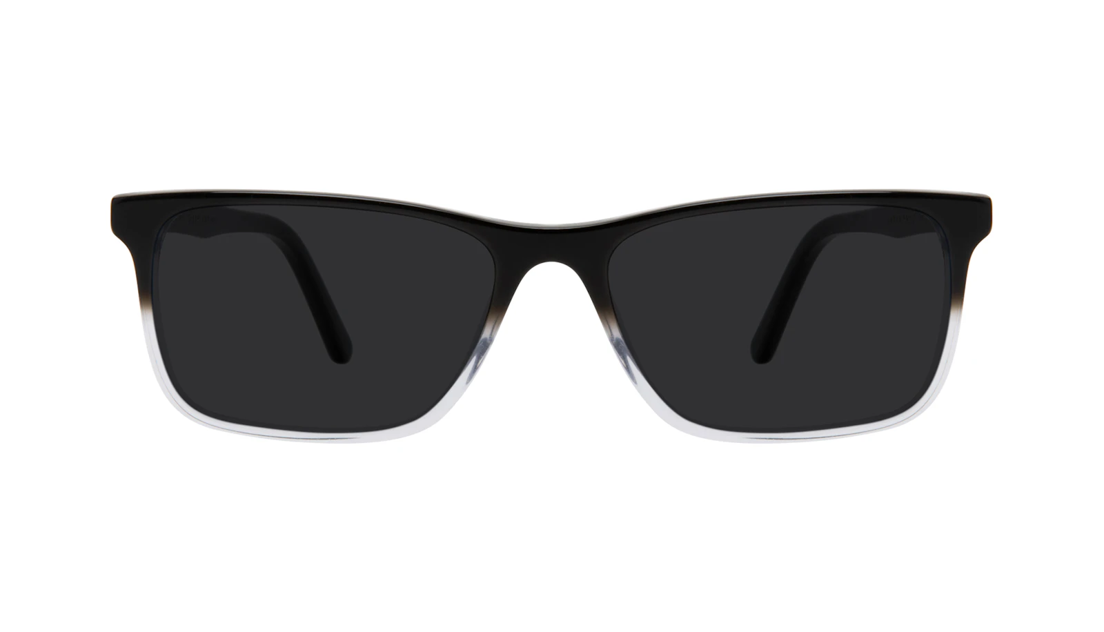 Affordable Fashion Glasses Rectangle Sunglasses Men Henri Onyx Clear