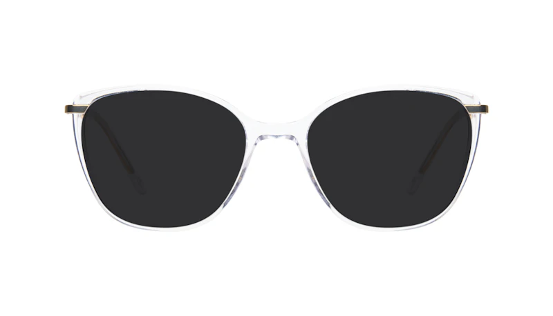 Affordable Fashion Glasses Rectangle Square Sunglasses Women Illusion Gold Diamond