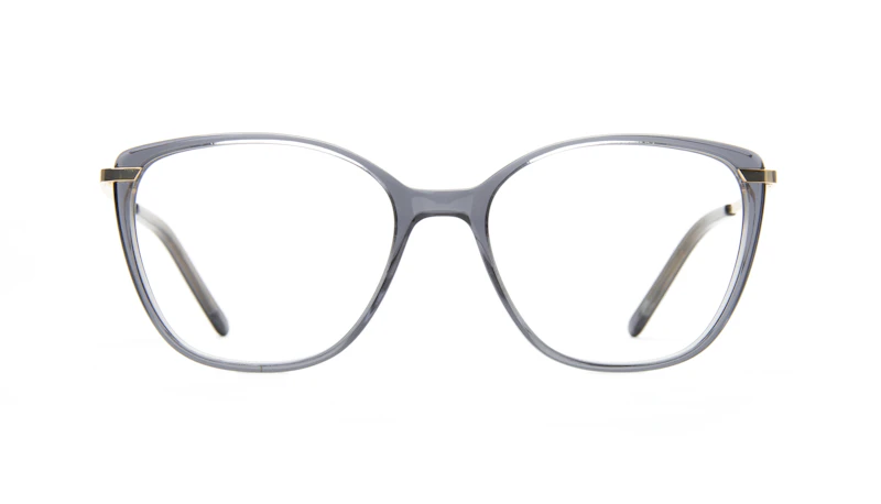 Lunettes tendance Rectangle Carrée Lunettes de vue Femmes Illusion Gold Shadow