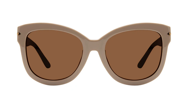 Affordable Fashion Glasses Square Sunglasses Women Marlo Latte