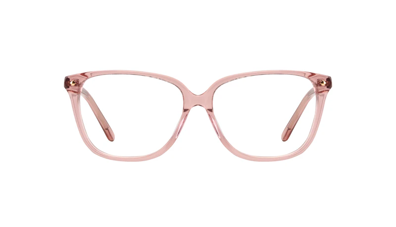Affordable Fashion Glasses Rectangle Square Eyeglasses Women Muse Rose
