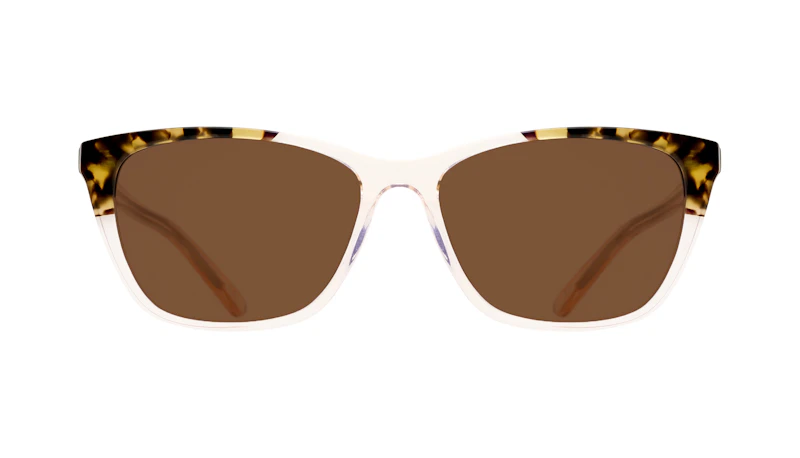 Affordable Fashion Glasses Cat Eye Rectangle Sunglasses Women Myrtle Blond Tortoise