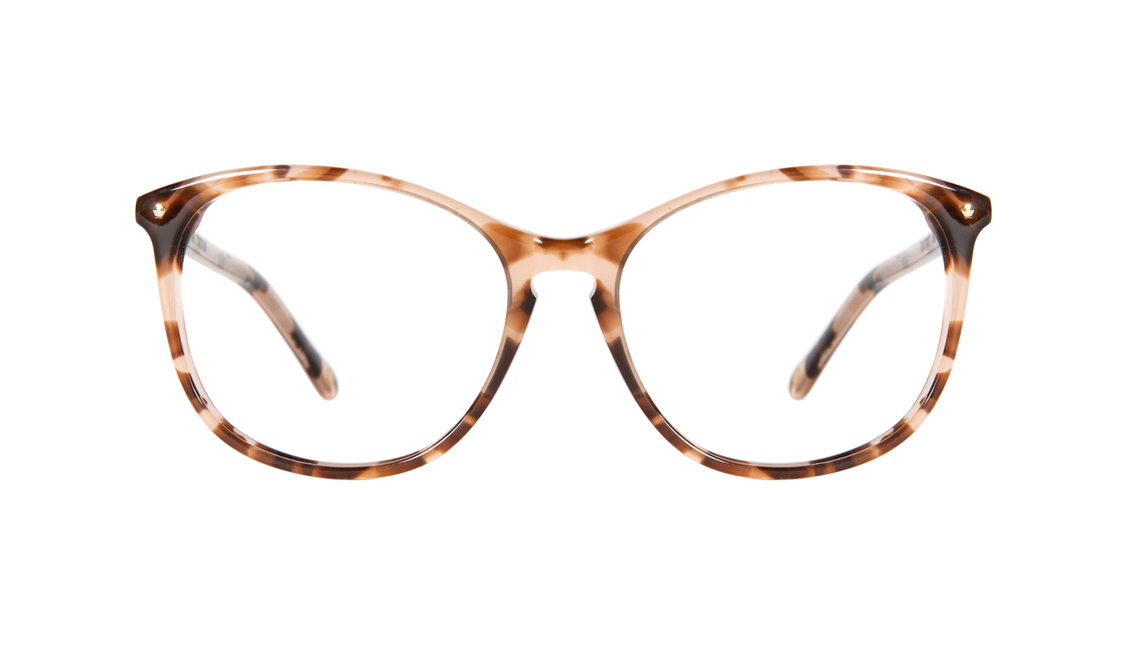 Lunettes tendance Ronde Lunettes de vue Femmes Nadine Petite Pink Tortoise