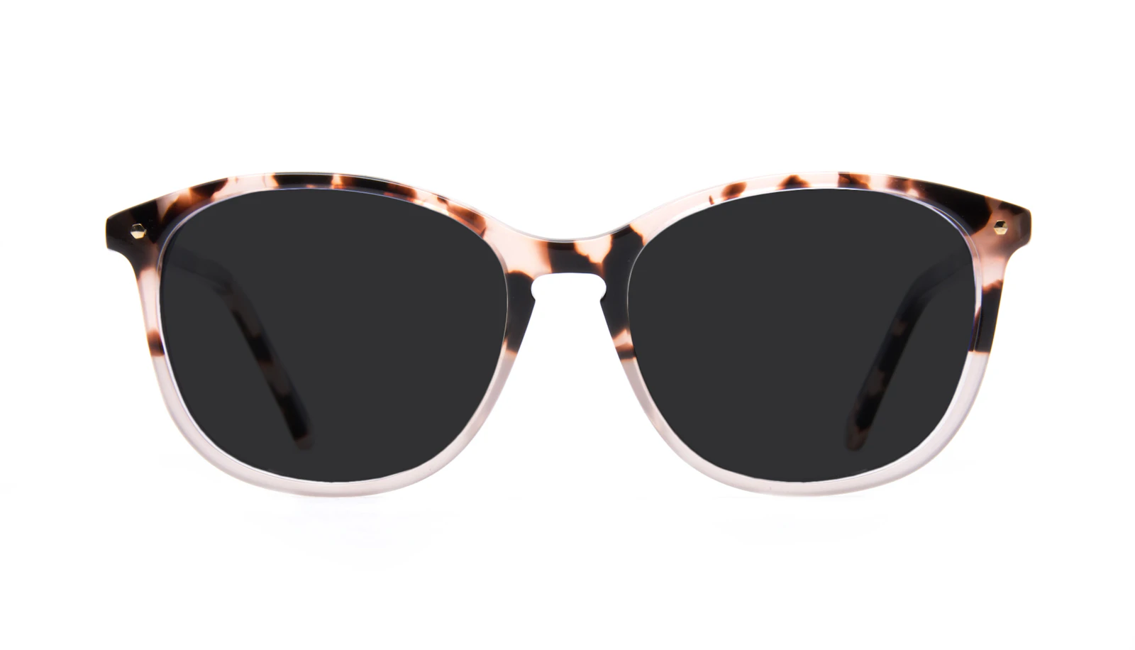 Affordable Fashion Glasses Rectangle Square Round Sunglasses Women Nadine Two Tone Pink