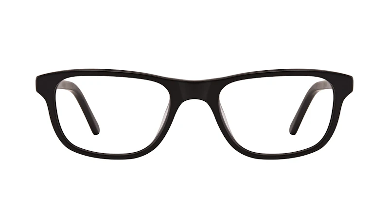 Affordable Fashion Glasses Rectangle Eyeglasses Men Neat Matte Black