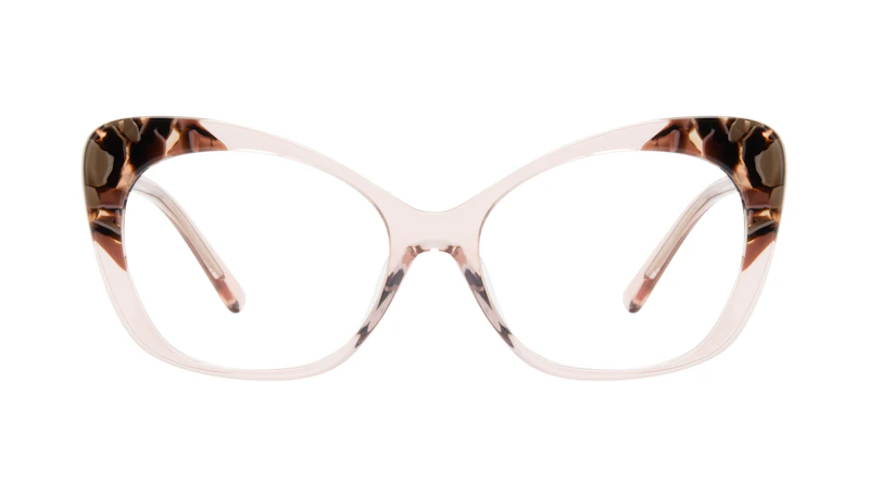 Lunettes tendance Oeil de chat Lunettes de vue Femmes Obvious Pink Quartz