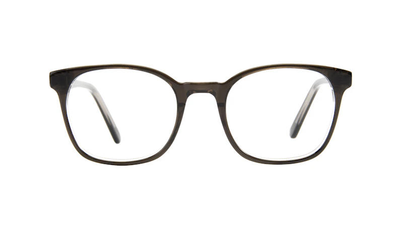 Affordable Fashion Glasses Rectangle Square Eyeglasses Men Peak Black Ice