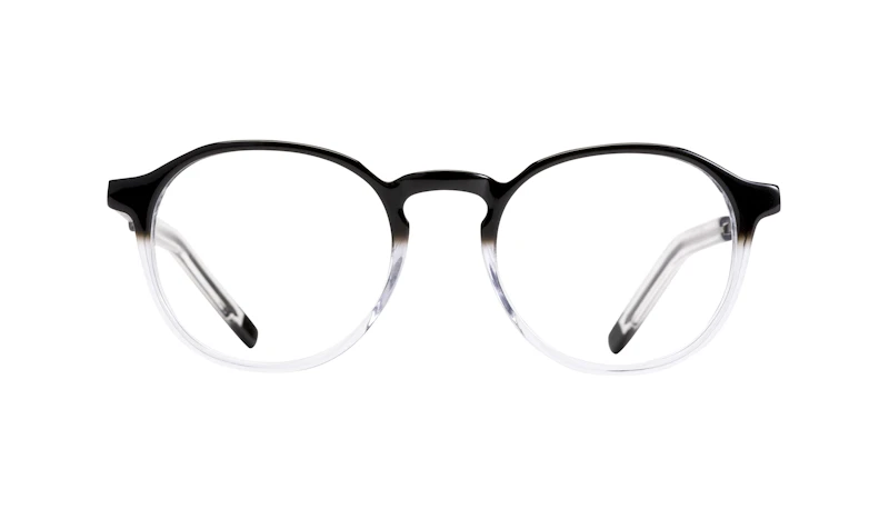 Affordable Fashion Glasses Round Eyeglasses Men Prime Onyx Clear