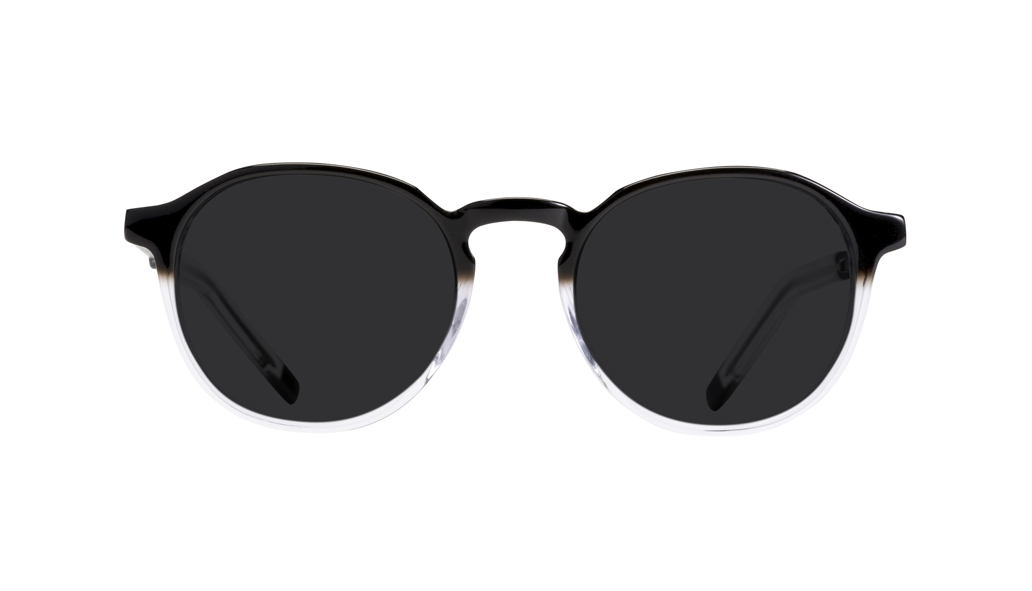 clear frame round sunglasses