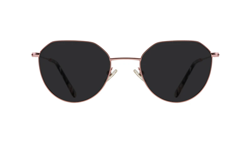 Affordable Fashion Glasses Round Sunglasses Women Prism Blush