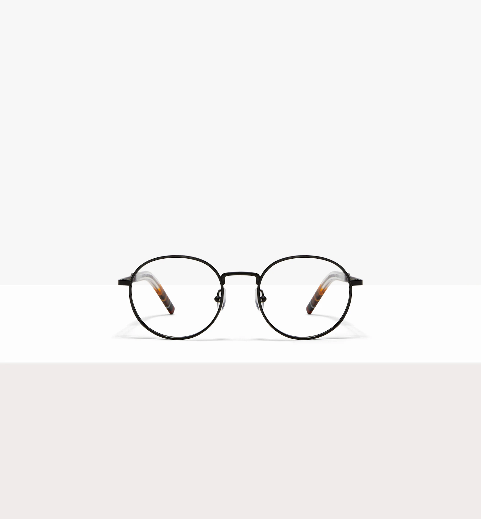 Affordable Fashion Glasses Round Eyeglasses Men Reach Matte Black