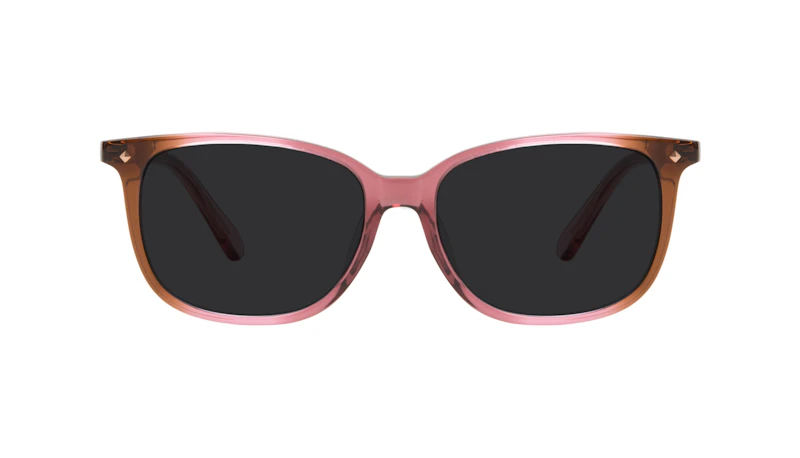 Affordable Fashion Glasses Square Sunglasses Women Refine Petite Garnet