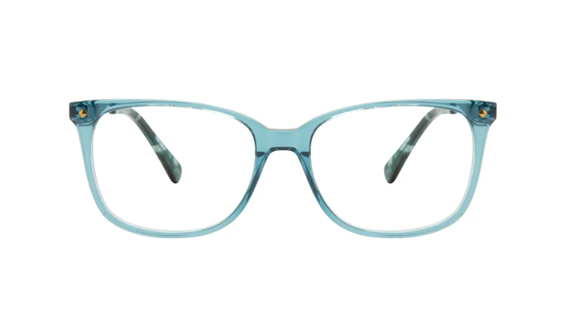 Affordable Fashion Glasses Rectangle Square Eyeglasses Women Refine Teal