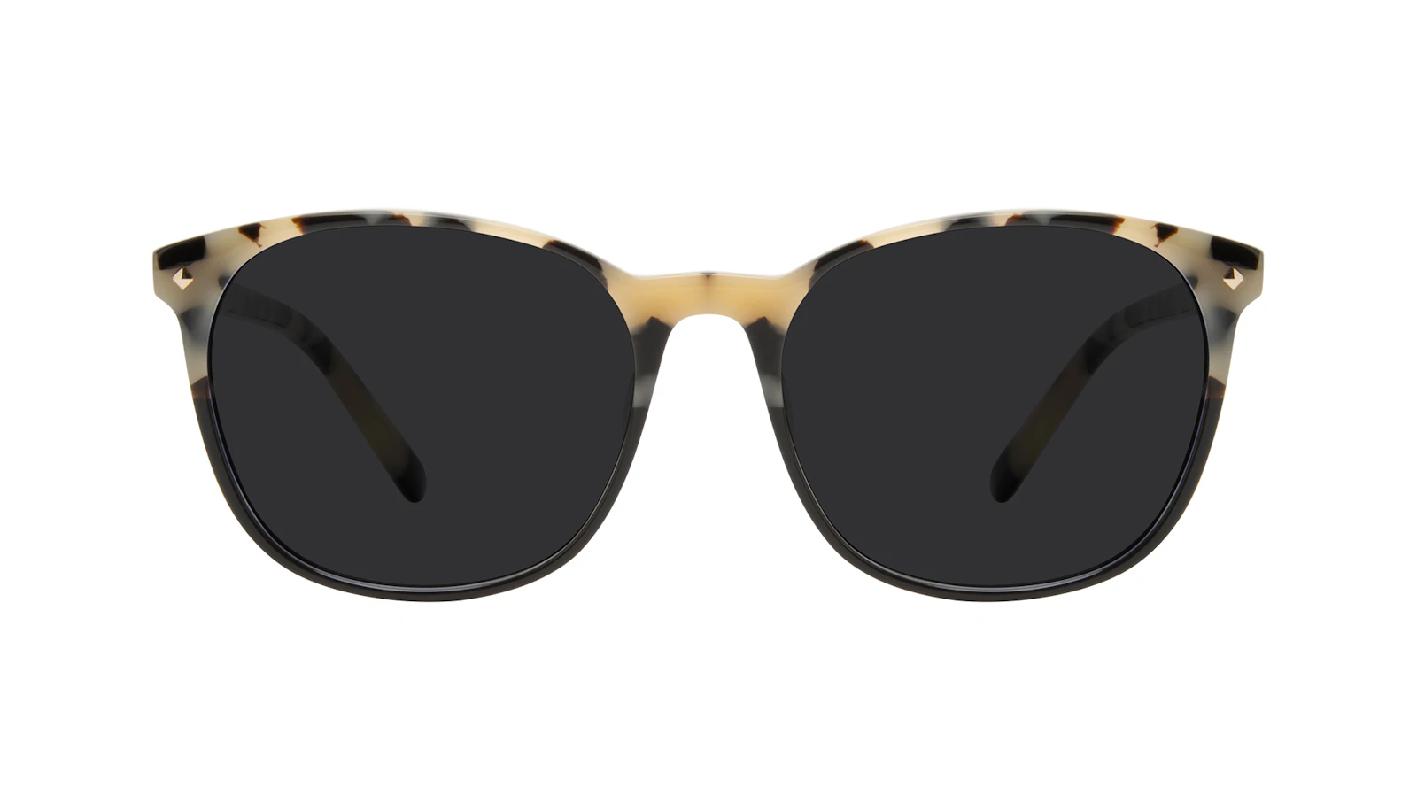 Affordable Fashion Glasses Round Sunglasses Women Revive Ebony Granite