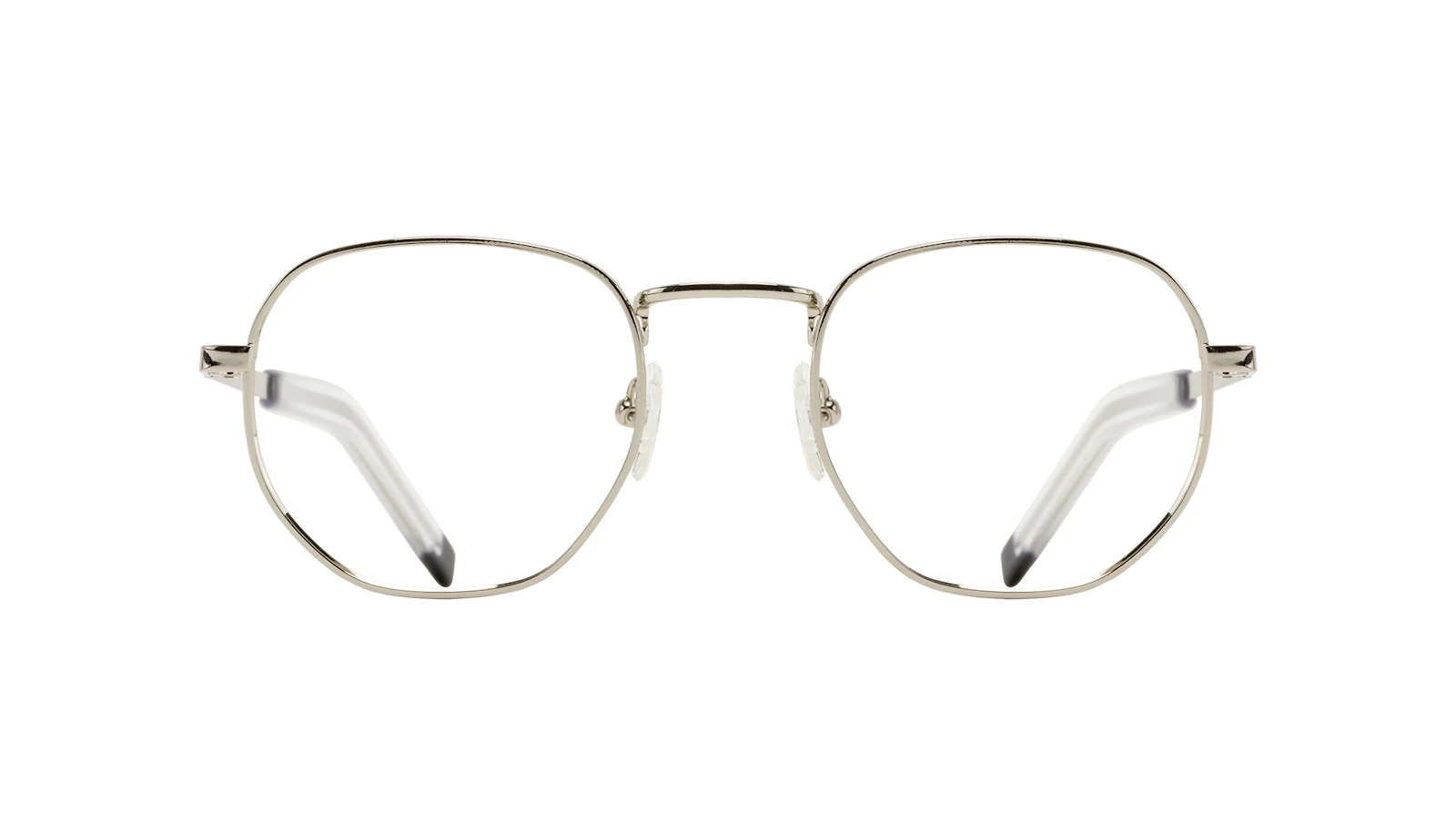 Affordable Fashion Glasses Round Eyeglasses Men Rise Silver