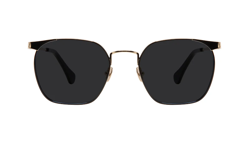 Affordable Fashion Glasses Square Sunglasses Women Artsy Deep Gold