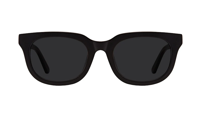 Affordable Fashion Glasses Square Sunglasses Men Stout Matte Black