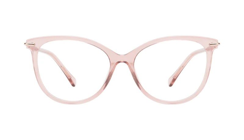 Lunettes tendance Ronde Lunettes de vue Femmes Sublime Rose