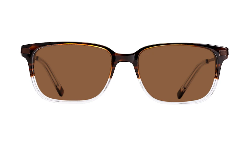 Affordable Fashion Glasses Rectangle Sunglasses Men Trade Mud Clear