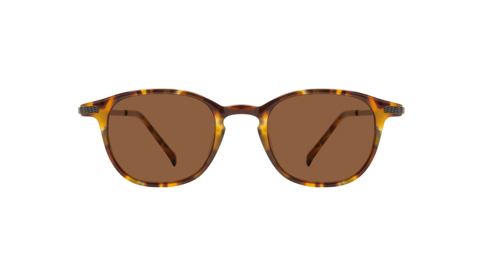 Affordable Fashion Glasses Round Sunglasses Men Tux Havana Tort