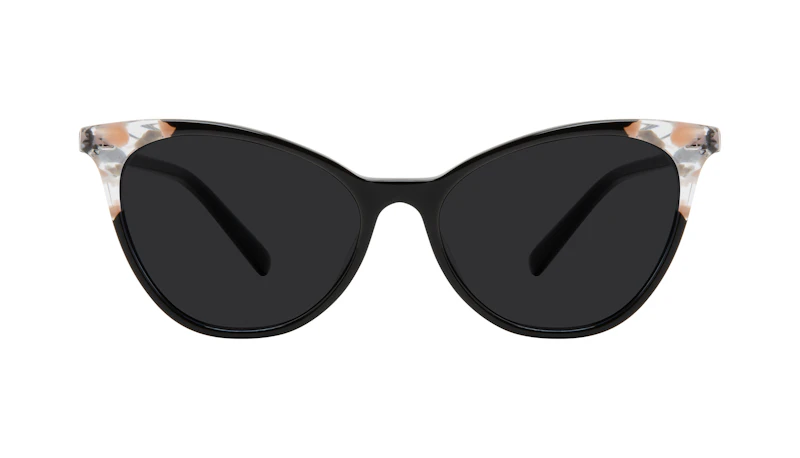 Affordable Fashion Glasses Cat Eye Sunglasses Women Unreal Black Stone