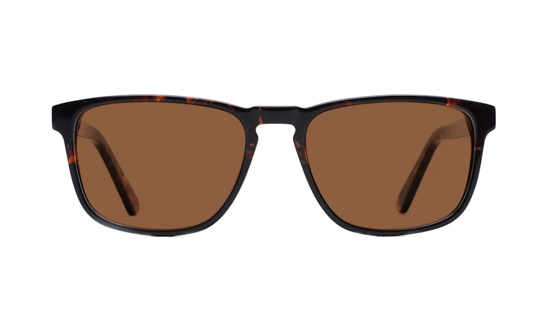 Affordable Fashion Glasses Rectangle Sunglasses Men Loft Mahogany Black