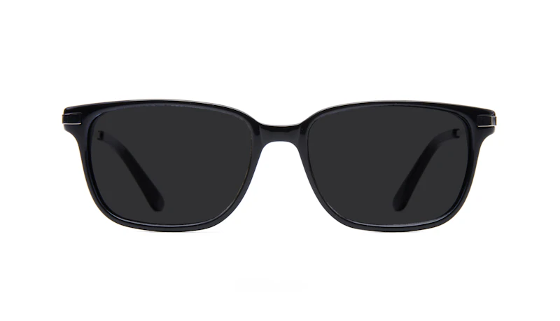 Affordable Fashion Glasses Rectangle Sunglasses Men Trade Black